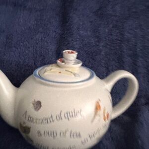 Marjolein Bastin Teapot Tea Cup Birds Nature Flowers Garden Friends Writing